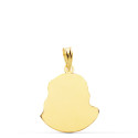 9K COLGANTE ORO AMARILLO CABEZA DE CRISTO DE MURILLO 20X16 MM