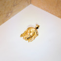 9K COLGANTE CRISTO DE LA BUENA MUERTE ORO AMARILLO 30X22 MM