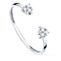 18K SORTIJA ORO BLANCO DIAMANTES DE LABORATORIO 0,0480 QTS. VS2-G CUERPO 1,10 MM