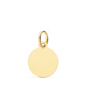 18K MEDALLA ORO AMARILLO HOROSCOPO ORO AMARILLO ORO AMARILLO LEO MATIZADA 13 MM