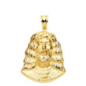 18K COLGANTE ROSTRO CRISTO ORO AMARILLO. 32 X 25 MM
