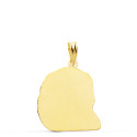 18K COLGANTE ORO AMARILLO CABEZA DE CRISTO  23X19 MM