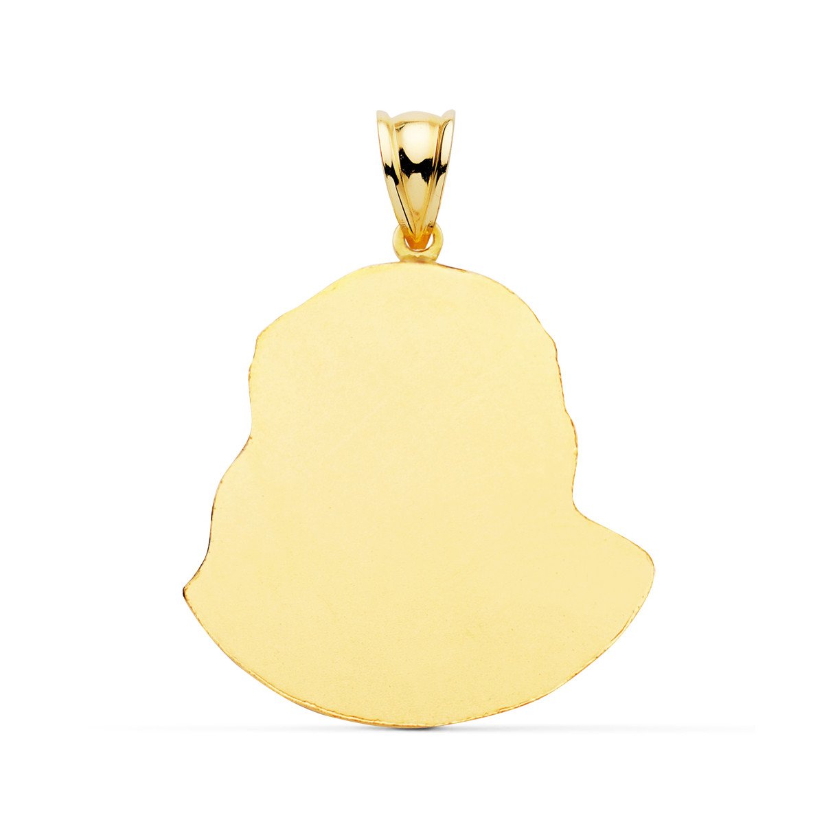 18K CRISTO SANTO ROSTRO ORO AMARILLO 42X35 MM