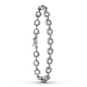 18K PULSERA ORO BLANCO CIRCONITAS