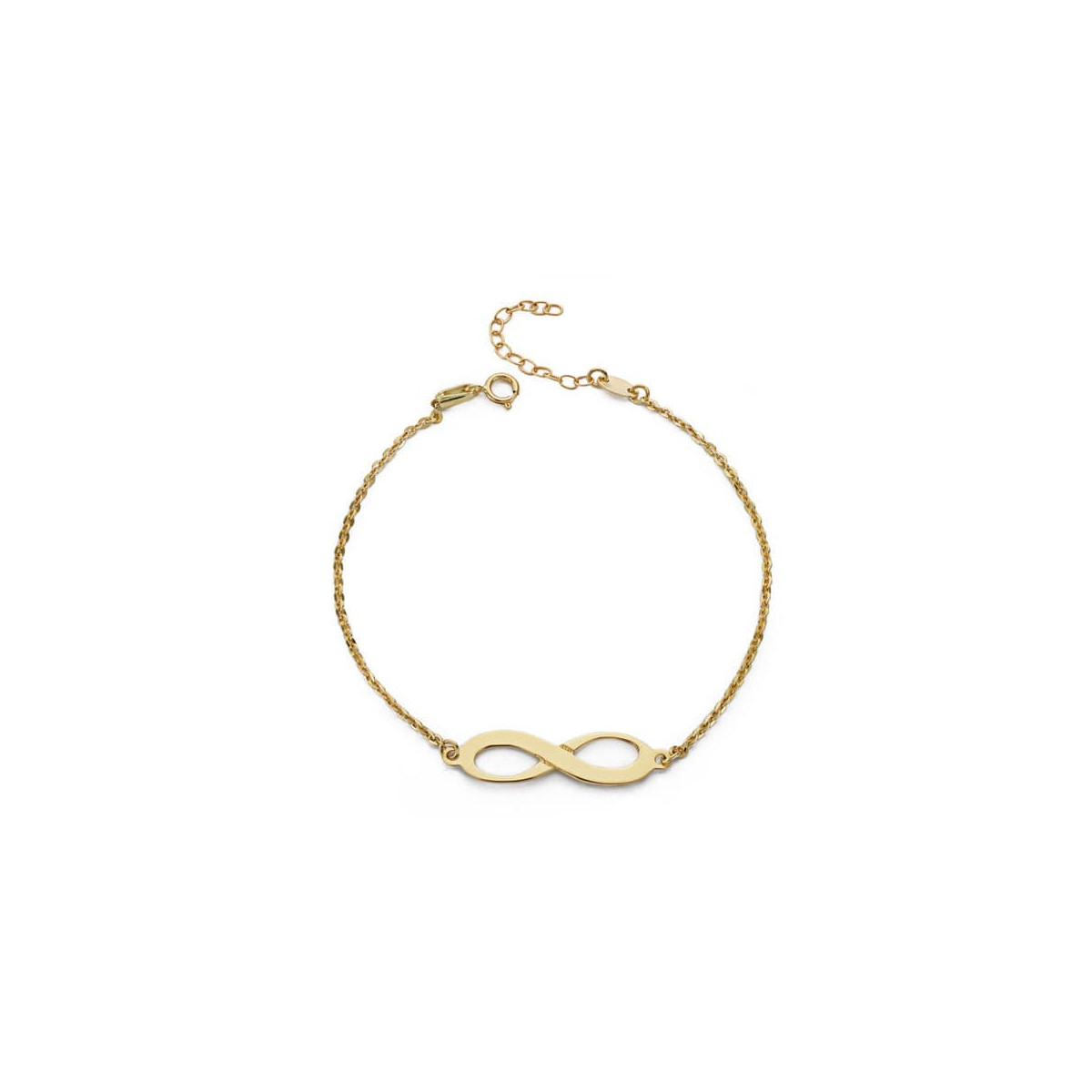18K PULSERA ORO AMARILLO INFINITY 19.5 CM