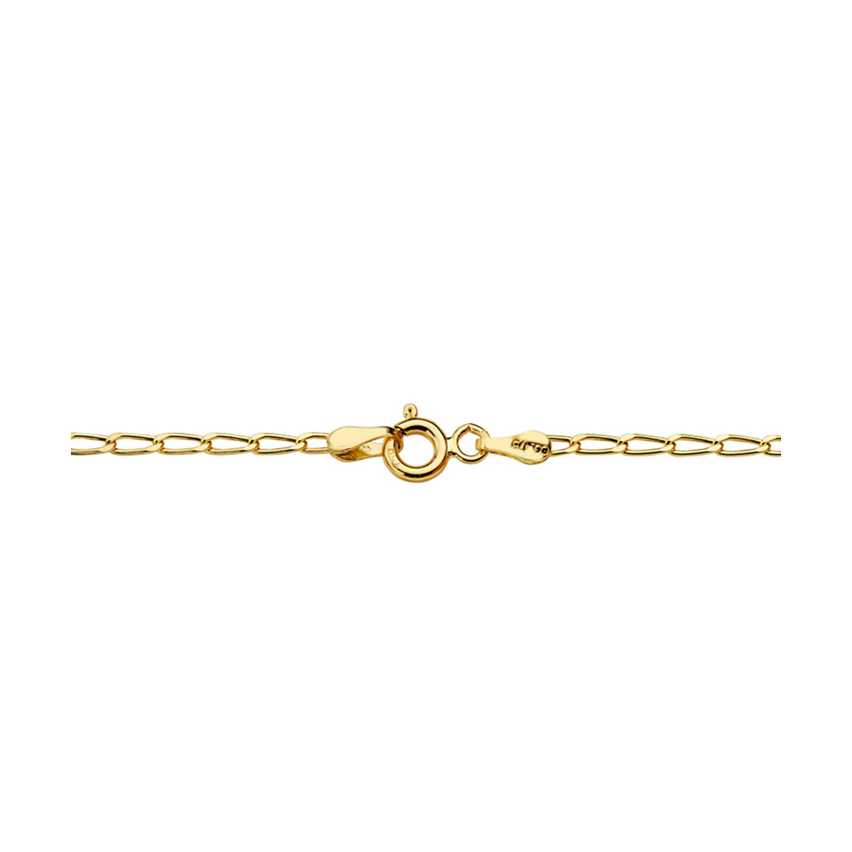 18K CADENA ORO AMARILLO MACIZA BILBAO 60CM 2 MM
