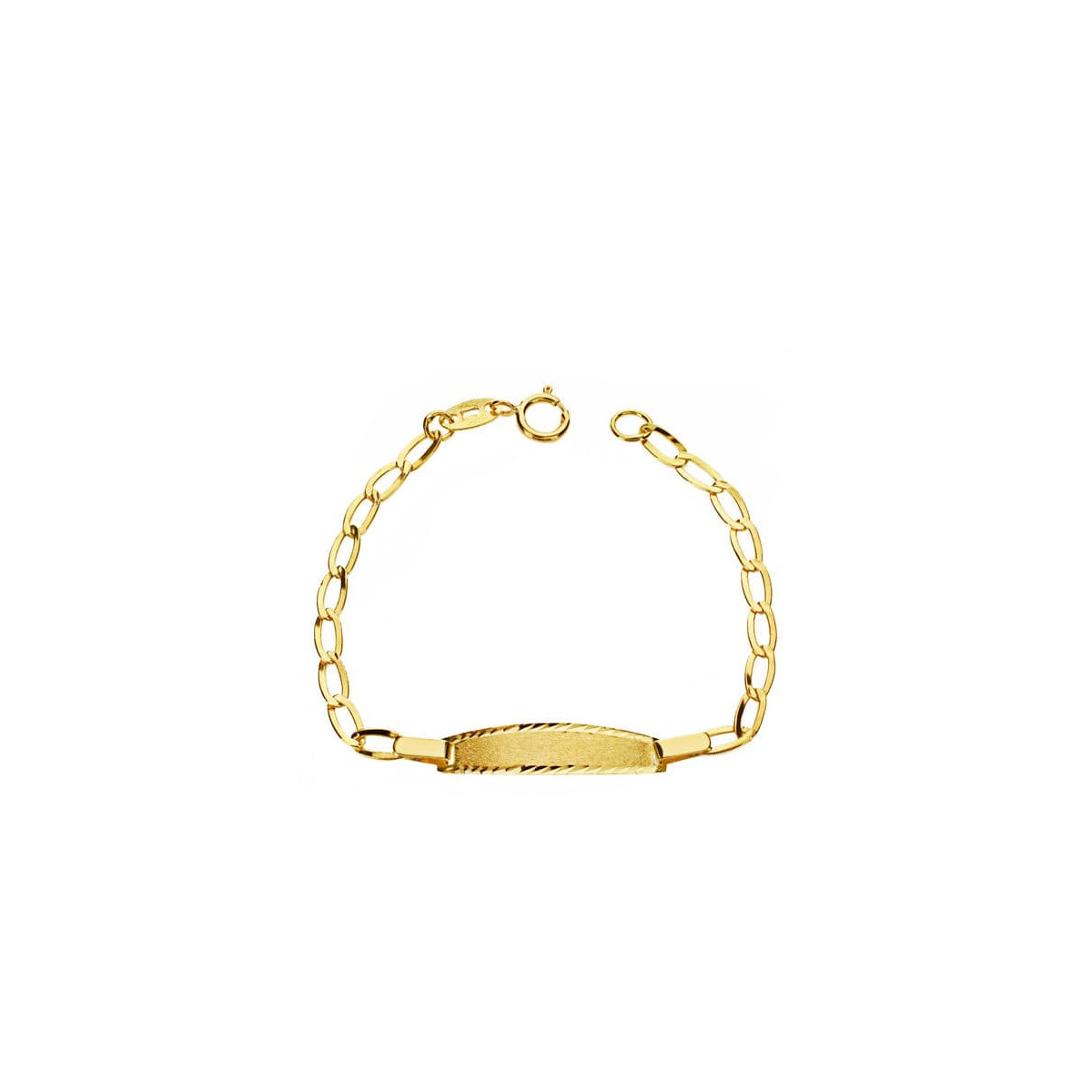18K PULSERA ESCLAVA BILBAO ORO AMARILLO 11.5 CM