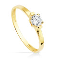 18K SOLITARIO ORO AMARILLO PIEDRA 4X4 MM 18K SOLITARIO ORO AMARILLO PIEDRA 4X4 MM