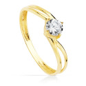 18K SOLITARIO ORO AMARILLO CIRCONITA 4.5 MM 18K SOLITARIO ORO AMARILLO CIRCONITA 4.5 MM