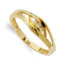 18K SORTIJA ORO AMARILLO CON CIRCONITAS. ANCHO 6,5 MM 18K SORTIJA ORO AMARILLO CON CIRCONITAS. ANCHO 6,5 MM