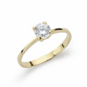 18K SOLITARIO ORO AMARILLO CIRCONITA 4.5 MM 18K SOLITARIO ORO AMARILLO CIRCONITA 4.5 MM