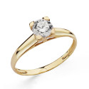 18K SOLITARIO ORO AMARILLO CIRCONITA 6 MM 18K SOLITARIO ORO AMARILLO CIRCONITA 6 MM