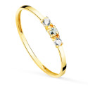 18K SORTIJA ORO AMARILLO AGUAMARINA Y CIRCONITA ANCHO CUERPO 1.2 MM 18K SORTIJA ORO AMARILLO AGUAMARINA Y CIRCONITA ANCHO CUERPO 1.2 MM