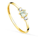 18K SORTIJA ORO AMARILLO PIEDRA AGUAMARINA Y CIRCONITA ANCHO CUERPO 1.5 MM 18K SORTIJA ORO AMARILLO PIEDRA AGUAMARINA Y CIRCONITA ANCHO CUERPO 1.5 MM