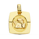 9K MEDALLA ORO AMARILLO ANGEL BURLON 20X17 MM