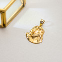9K CRISTO SANTO ROSTRO ORO AMARILLO 27X22 MM