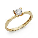 18K SOLITARIO ORO AMARILLO CIRCONITA 5 MM 18K SOLITARIO ORO AMARILLO CIRCONITA 5 MM