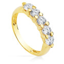 18K SORTIJA QUINTILLO ORO AMARILLO CIRCONITA 4 MM 18K SORTIJA QUINTILLO ORO AMARILLO CIRCONITA 4 MM