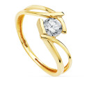18K SOLITARIO ORO AMARILLO CIRCONITA 5 MM 18K SOLITARIO ORO AMARILLO CIRCONITA 5 MM