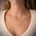 18K CADENA ORO AMARILLO BARBADA HUECA 50X1.
