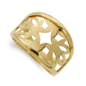 18K SORTIJA ORO AMARILLO CALADA ANCHO 15 MM
