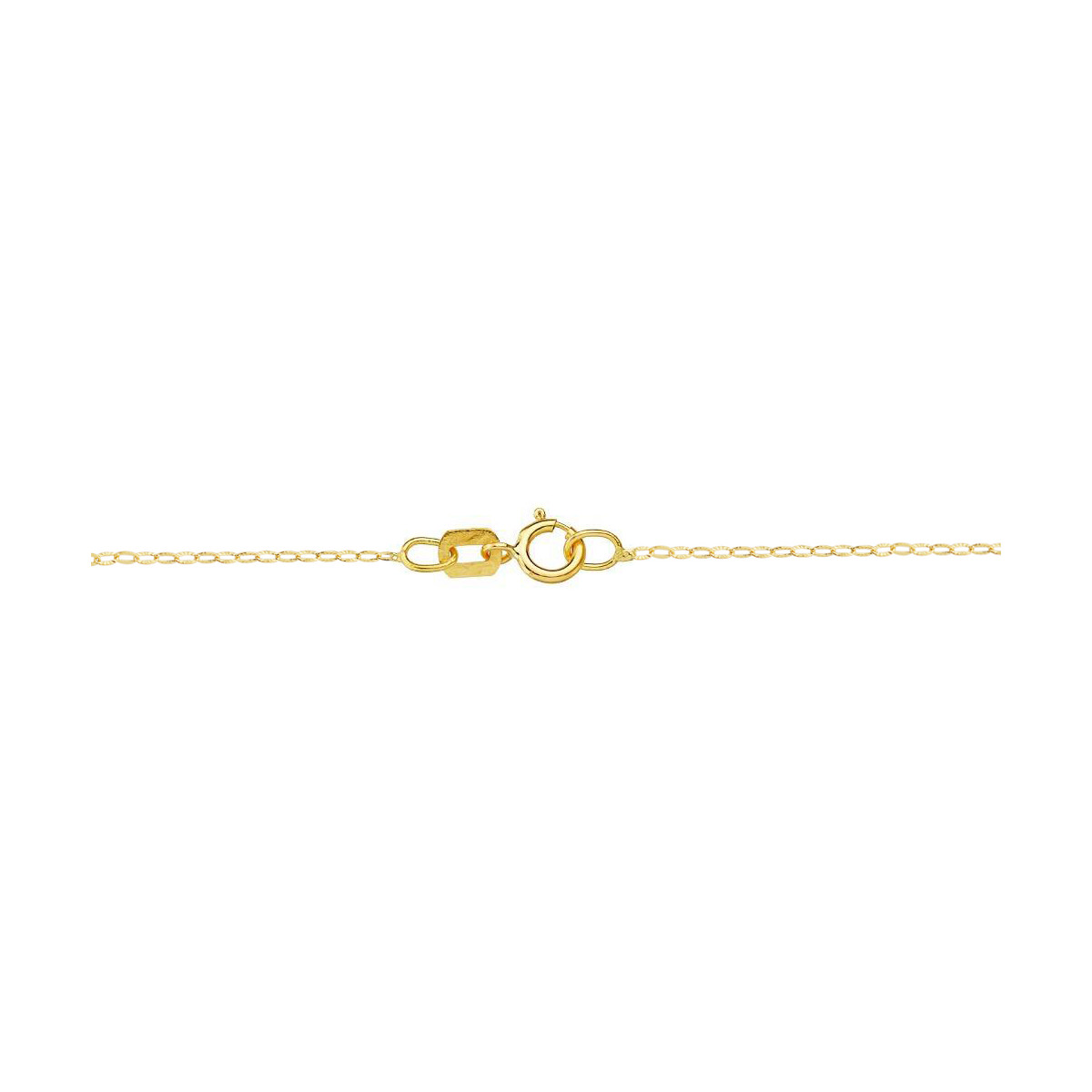 18K GARGANTILLA BICOLOR LUNA 14X14 MM