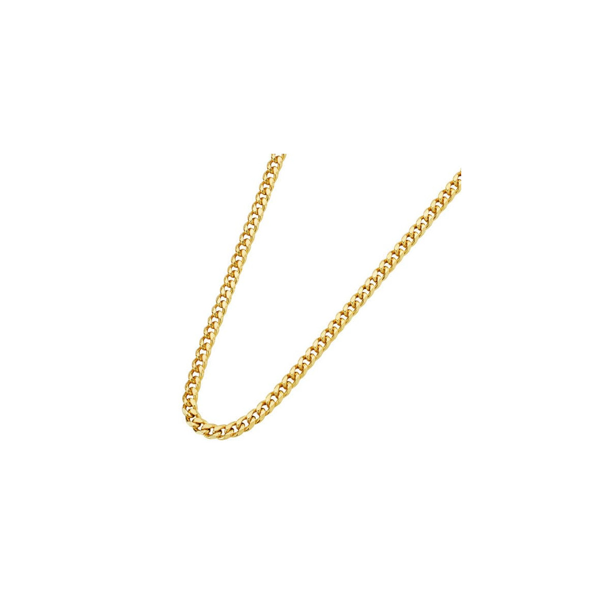 18K CADENA BARBADA HUECA 50CM 5 MM 20.50 GR