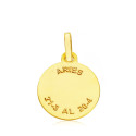 18K HOROSCOPO ORO AMARILLO ARIES 13 MM 18K HOROSCOPO ORO AMARILLO ARIES 13 MM
