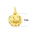 18K HOROSCOPO ORO AMARILLO ESCORPIO 13 MM 18K HOROSCOPO ORO AMARILLO ESCORPIO 13 MM