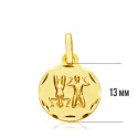 18K HOROSCOPO ORO AMARILLO GEMINIS 13 MM 18K HOROSCOPO ORO AMARILLO GEMINIS 13 MM