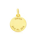 18K HOROSCOPO ORO AMARILLO VIRGO 13 MM 18K HOROSCOPO ORO AMARILLO VIRGO 13 MM