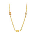18K GARGANTILLA ORO TRICOLOR MALLA Y ESTRELLAS 18K GARGANTILLA ORO TRICOLOR MALLA Y ESTRELLAS