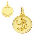 18K HOROSCOPO ORO AMARILLO VIRGO 20 MM 18K HOROSCOPO ORO AMARILLO VIRGO 20 MM
