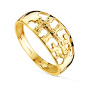 18K SORTIJA ORO AMARILLO CARAVACA. ANCHO: 8 MM 18K SORTIJA ORO AMARILLO CARAVACA. ANCHO: 8 MM