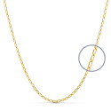 9K CADENA ORO AMARILLO BILBAO MACIZA. ANCHO: 1,2 MM. LARGO: 50 CM