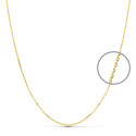9K CADENA ORO AMARILLO FORZADA MACIZA. ANCHO: 0,7 MM. LARGO: 50CM