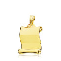 9K COLGANTE PERGAMINO ORO AMARILLO 20X14 MM 9K COLGANTE PERGAMINO ORO AMARILLO 20X14 MM