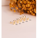 18K PENDIENTES ORO AMARILLO PERLA CON 4 GARRAS. MEDIDA: 6 MM. CIERRE TUERCA 18K PENDIENTES ORO AMARILLO PERLA CON 4 GARRAS. MEDIDA: 6 MM. CIERRE TUERCA