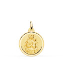 18K MEDALLA ORO AMARILLO VIRGEN MARIA DEL CARMEN BISEL 18 MM 18K MEDALLA ORO AMARILLO VIRGEN MARIA DEL CARMEN BISEL 18 MM