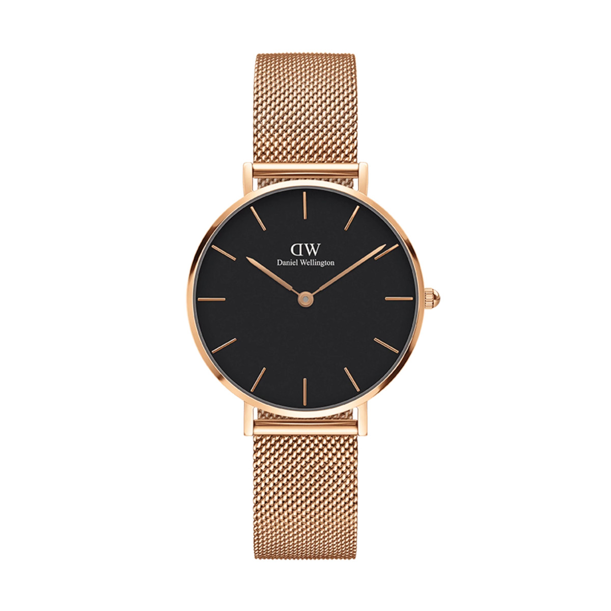 RELOJ DANIEL WELLINGTON MUJER ROSA Y NEGRO