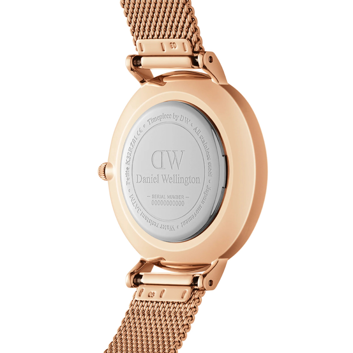 RELOJ DANIEL WELLINGTON MUJER ROSA Y NEGRO