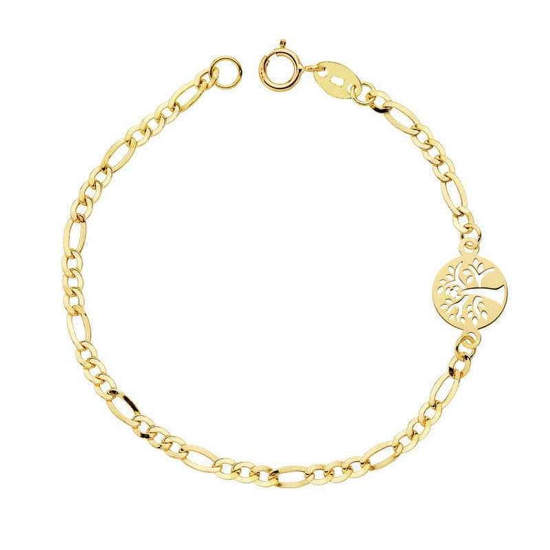 18K PULSERA ORO AMARILLO CARTIER 18CM ARBOL VIDA
