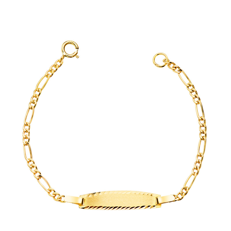 18K ESCLAVA ORO AMARILLO CARTIER 3X1 HUECA. ANCHO: 1.5MM. PLACA CHAPA: 19X4MM. LARGO 12CM