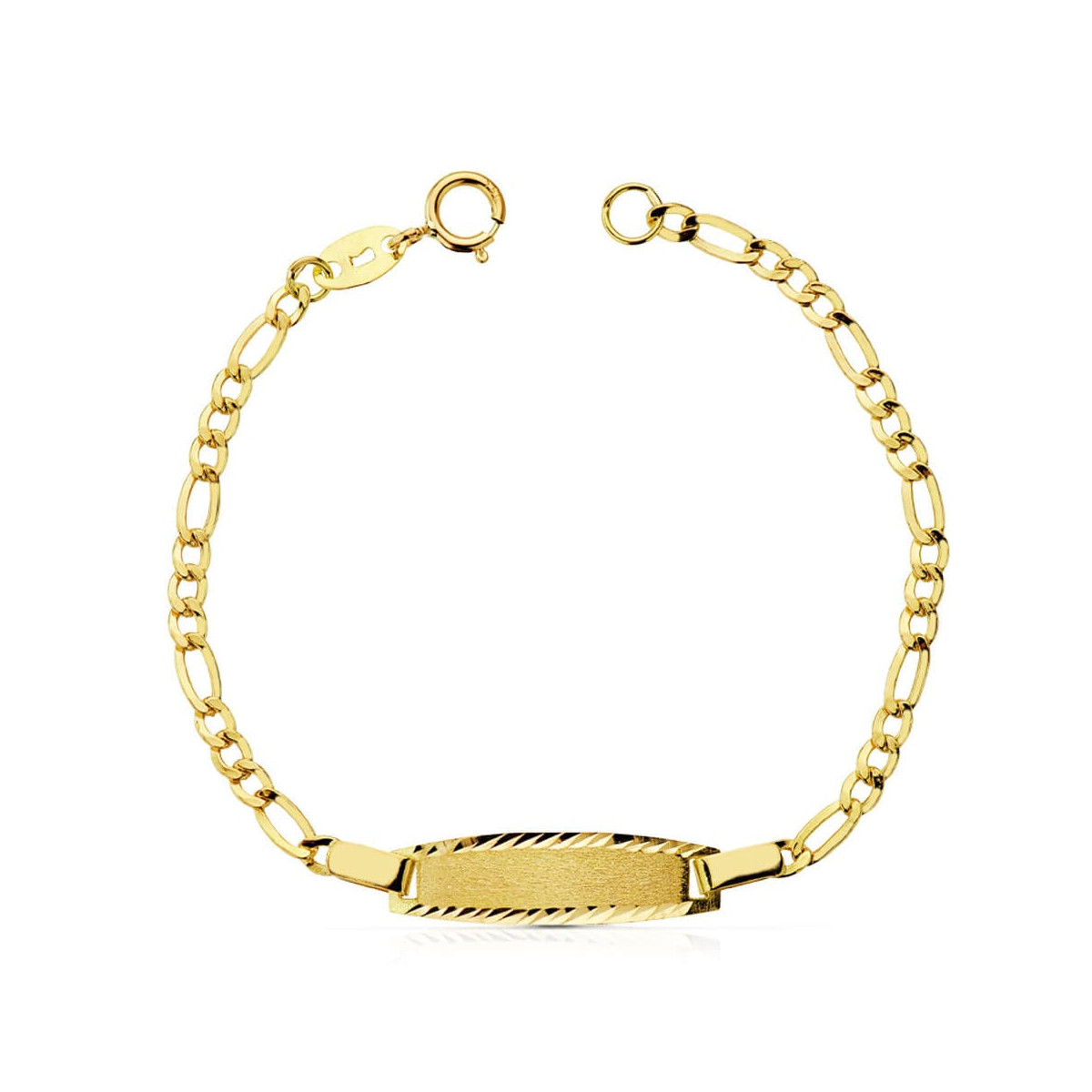 18K PULSERA ESCLAVA ORO AMARILLO CARTIER 3X1. 14.5 CM