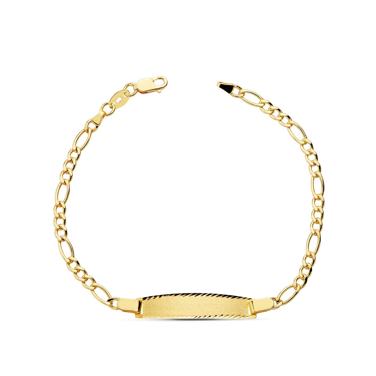 18K PULSERA ESCLAVA ORO AMARILLO CARTIER 3X1 17CM