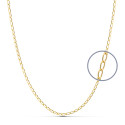9K CADENA ORO AMARILLO BILBAO 50CM 2 MM