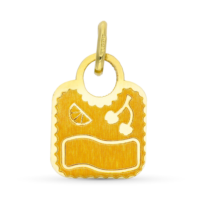 9K COLGANTE ORO AMARILLO BOLSO. 14X10 MM