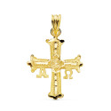 9K CRUZ DE COVADONGA ORO AMARILLO 27X24 MM