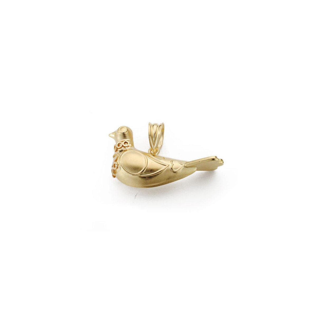 18K COLGANTE ORO AMARILLO PALOMA MELILLA 28X16 MM