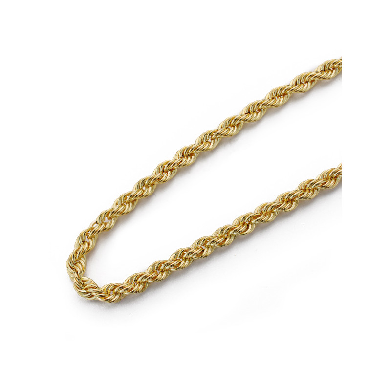 18K CORDON ORO AMARILLO SALOMONICO LIGERO. ANCHO: 3,3 MM. LARGO: 50CM